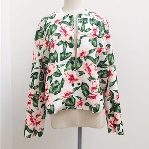 Flower bomber jacket